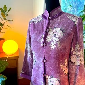 Vintage Silk Jacket / Tang Suit